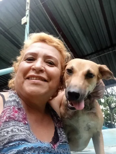 Foto de Mota, perro, en su ofrenda de Día de Muertos